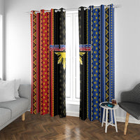 Philippines Filipinos Window Curtain Igorot Tribal Inspiration Pattern Style