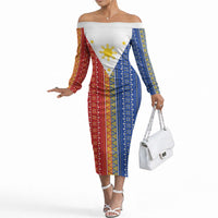 Philippines Sun Off The Shoulder Long Sleeve Dress Igorot Tribal Inspiration