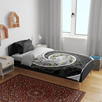 Piko Hawaii Bedding Set Polynesian Pattern With Maile Pikake Honohono Lei