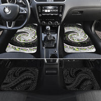 Piko Hawaii Car Mats Polynesian Pattern With Maile Pikake Honohono Lei