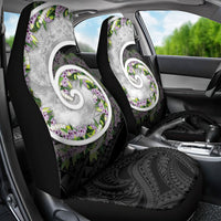 Piko Hawaii Car Seat Cover Polynesian Pattern With Maile Pikake Honohono Lei