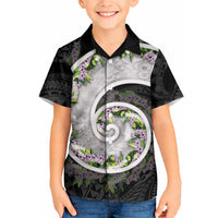 Piko Hawaii Hawaiian Shirt Polynesian Pattern With Maile Pikake Honohono Lei