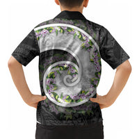 Piko Hawaii Hawaiian Shirt Polynesian Pattern With Maile Pikake Honohono Lei