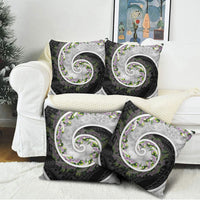 Piko Hawaii Pillow Cover Polynesian Pattern With Maile Pikake Honohono Lei