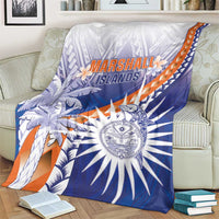 Marshall Islands Manit Day Blanket Polynesian Tribal Tattoo Tropical Style