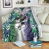 New Zealand Warrior Blanket Maori Tribal Pattern