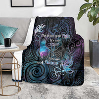 Suicide Awareness Blanket You Are Not Alone - Polynesian Pride