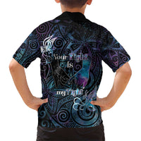 Suicide Awareness Kid Hawaiian Shirt You Are Not Alone - Polynesian Pride