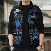 Suicide Awareness Sleeveless Puffer Jacket You Are Not Alone - Polynesian Pride