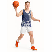 Personalized Utah State Basketball Jersey Polynesian Style