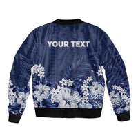 Personalized Utah State Bomber Jacket Polynesian Style