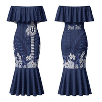 Personalized Utah State Family Matching Mermaid Dress and Hawaiian Shirt Polynesian Style