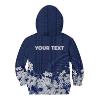 Personalized Utah State Kid Hoodie Polynesian Style