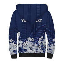 Personalized Utah State Sherpa Hoodie Polynesian Style
