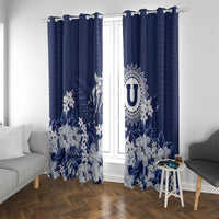 Utah State Window Curtain Polynesian Style