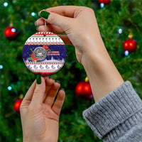 American Samoa Christmas Ceramic Ornament Poinsettia La Maunia Le Kilisimasi