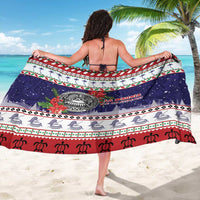 American Samoa Christmas Sarong Poinsettia La Maunia Le Kilisimasi LT05 - Polynesian Pride