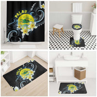 Palau United Nations Day Bathroom Set Polynesian Curves Plumeria - Polynesian Pride