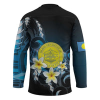 Palau United Nations Day Hockey Jersey Polynesian Curves Plumeria LT05 - Polynesian Pride