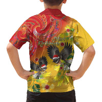 New Zealand Piwakawaka Christmas Family Matching Summer Maxi Dress and Hawaiian Shirt With Maori Pattern LT05 - Polynesian Pride