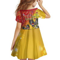 New Zealand Piwakawaka Christmas Family Matching Summer Maxi Dress and Hawaiian Shirt With Maori Pattern LT05 - Polynesian Pride