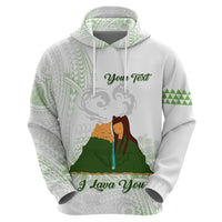 Personalised I LAVA YOU Volcano Valentine Hoodie Polynesian Tribal Pattern LT05 - Polynesian Pride