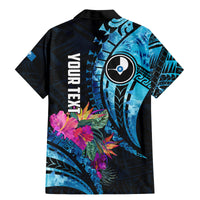 Personalised FSM Yap State Day Family Matching Mermaid Dress and Hawaiian Shirt Tropical Flowers Tribal Pattern LT05 - Polynesian Pride