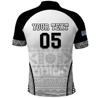 Custom Fiji Tapa Football Polo Shirt Sporty Style