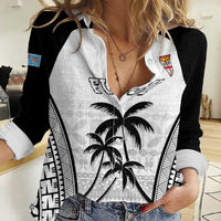 Custom Fiji Tapa Football Women Casual Shirt Sporty Style