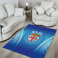 Fiji Football Area Rug Fijian Tapa Pattern