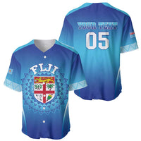 Custom Fiji Football Baseball Jersey Fijian Tapa Pattern