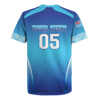 Custom Fiji Football Rugby Jersey Fijian Tapa Pattern