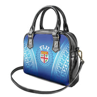 Fiji Football Shoulder Handbag Fijian Tapa Pattern