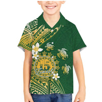 Cook Islands 15 Finest Family Matching Mermaid Dress and Hawaiian Shirt Plumeria Polynesian Turtle