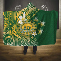 Cook Islands 15 Finest Hooded Blanket Plumeria Polynesian Turtle