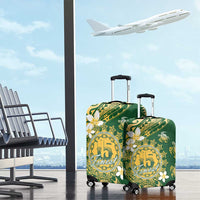 Cook Islands 15 Finest Luggage Cover Plumeria Polynesian Turtle