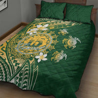 Cook Islands 15 Finest Quilt Bed Set Plumeria Polynesian Turtle