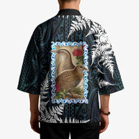New Zealand Weka Kimono Maori Hen Koru Pattern LT05 - Polynesian Pride