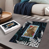 New Zealand Weka Puzzle Maori Hen Koru Pattern LT05 - Polynesian Pride