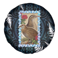 New Zealand Weka Spare Tire Cover Maori Hen Koru Pattern - Polynesian Pride