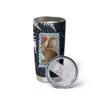 New Zealand Weka Tumbler Cup Maori Hen Koru Pattern LT05 - Polynesian Pride