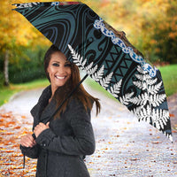 New Zealand Weka Umbrella Maori Hen Koru Pattern - Polynesian Pride