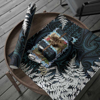 New Zealand Weka Wrapping Paper Maori Hen Koru Pattern