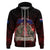 Australia And New Zealand ANZAC Day Hoodie Soldiers Lest We Forget LT05 Zip Hoodie Red - Polynesian Pride