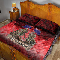 Australia And New Zealand ANZAC Day Quilt Bed Set Soldiers Lest We Forget
