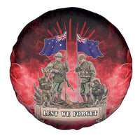 Australia And New Zealand ANZAC Day Spare Tire Cover Soldiers Lest We Forget