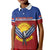 Kiribati 45th Independence Day Kid Polo Shirt Lesser Frigatebird Tribal Pattern