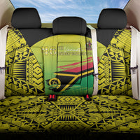 Vanuatu 46th Independence Back Car Seat Cover Special Style LT05 One Size Yellow - Polynesian Pride