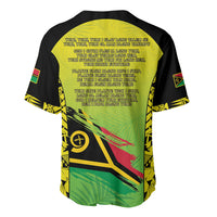 Vanuatu 46th Independence Baseball Jersey Special Style LT05 - Polynesian Pride
