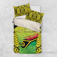 Vanuatu 45th Independence Bedding Set Special Style - Polynesian Pride